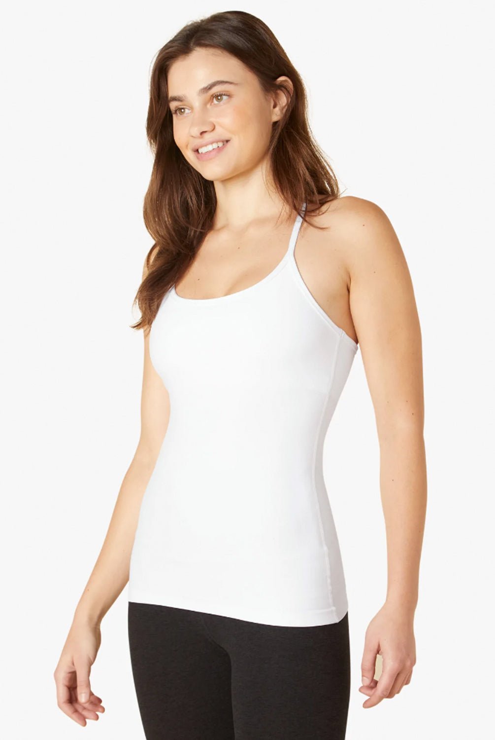 Beyond Yoga Slim Racerback Cami - White | Beyond Yoga | Evolve Fit Wear