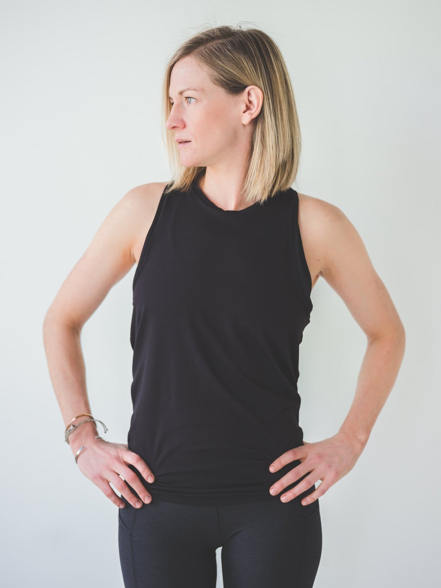 Black Tie Back Tank | Colorado Threads Clothing | Evolve Fit Wear