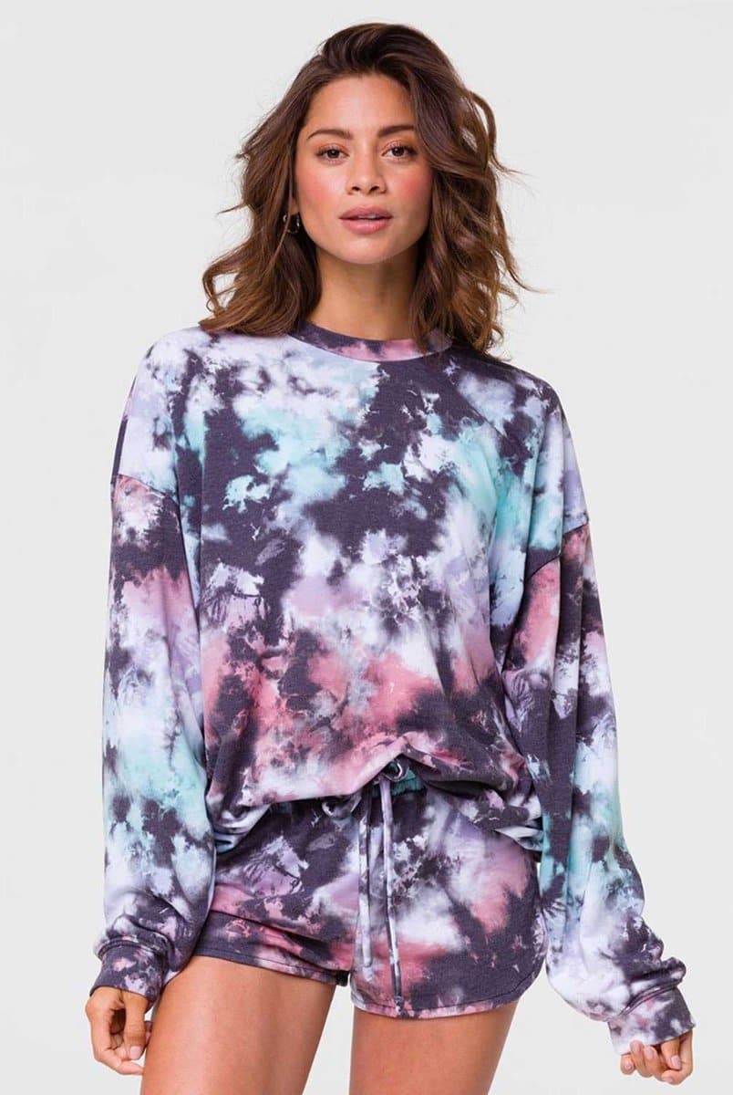 Boyfriend Sweatshirt - Tie Dye - (final sale) | Onzie | Evolve Fit Wear