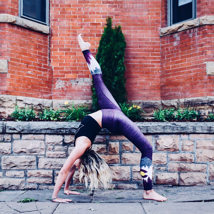 Burgundy Native Yoga Pants | Colorado Threads Clothing | Evolve Fit Wear