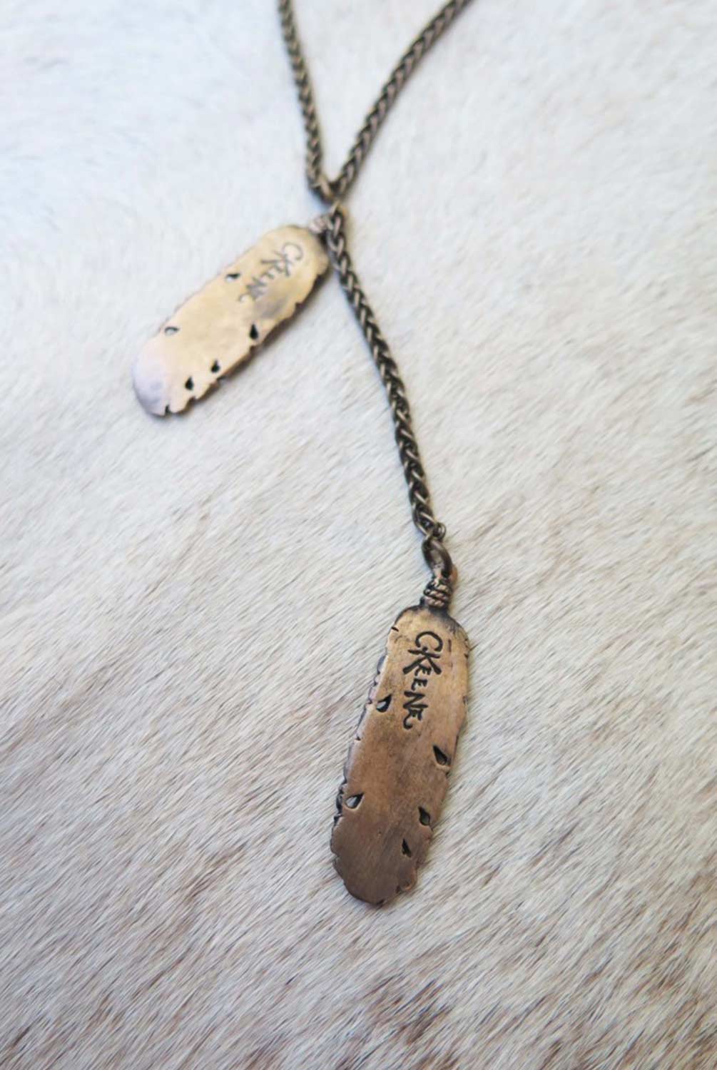 Cielo Feather Lariat Necklace | Wanderlust | Evolve Fit Wear