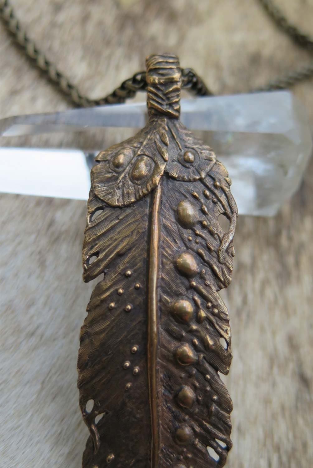 Cielo Feather Necklace | Wanderlust | Evolve Fit Wear