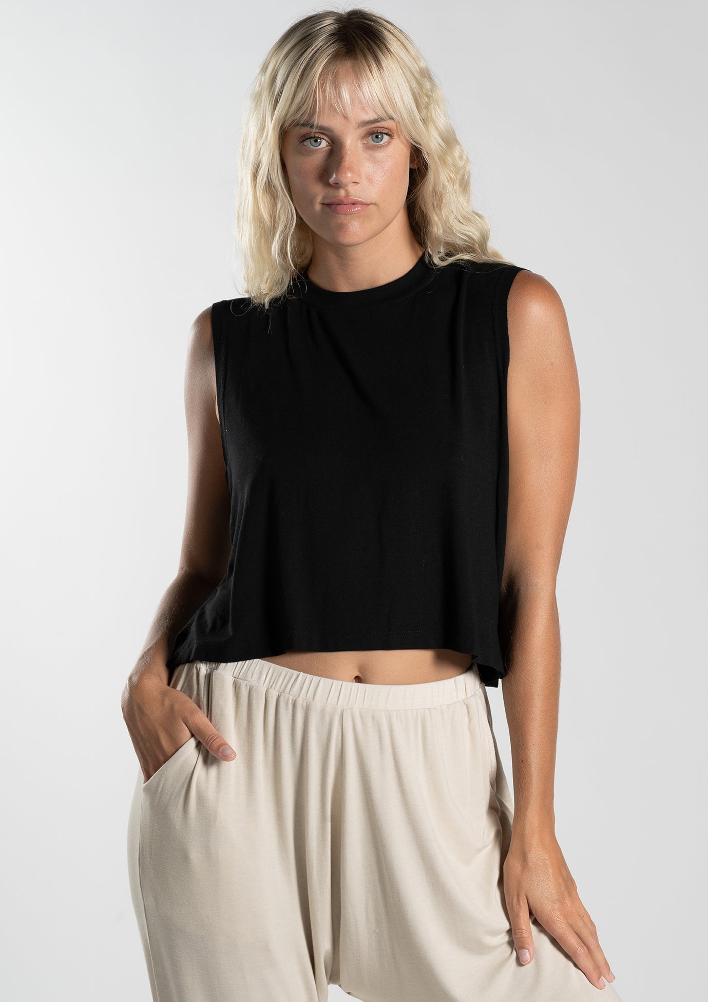 Crop Muscle Tank | Jala | Evolve Fit Wear