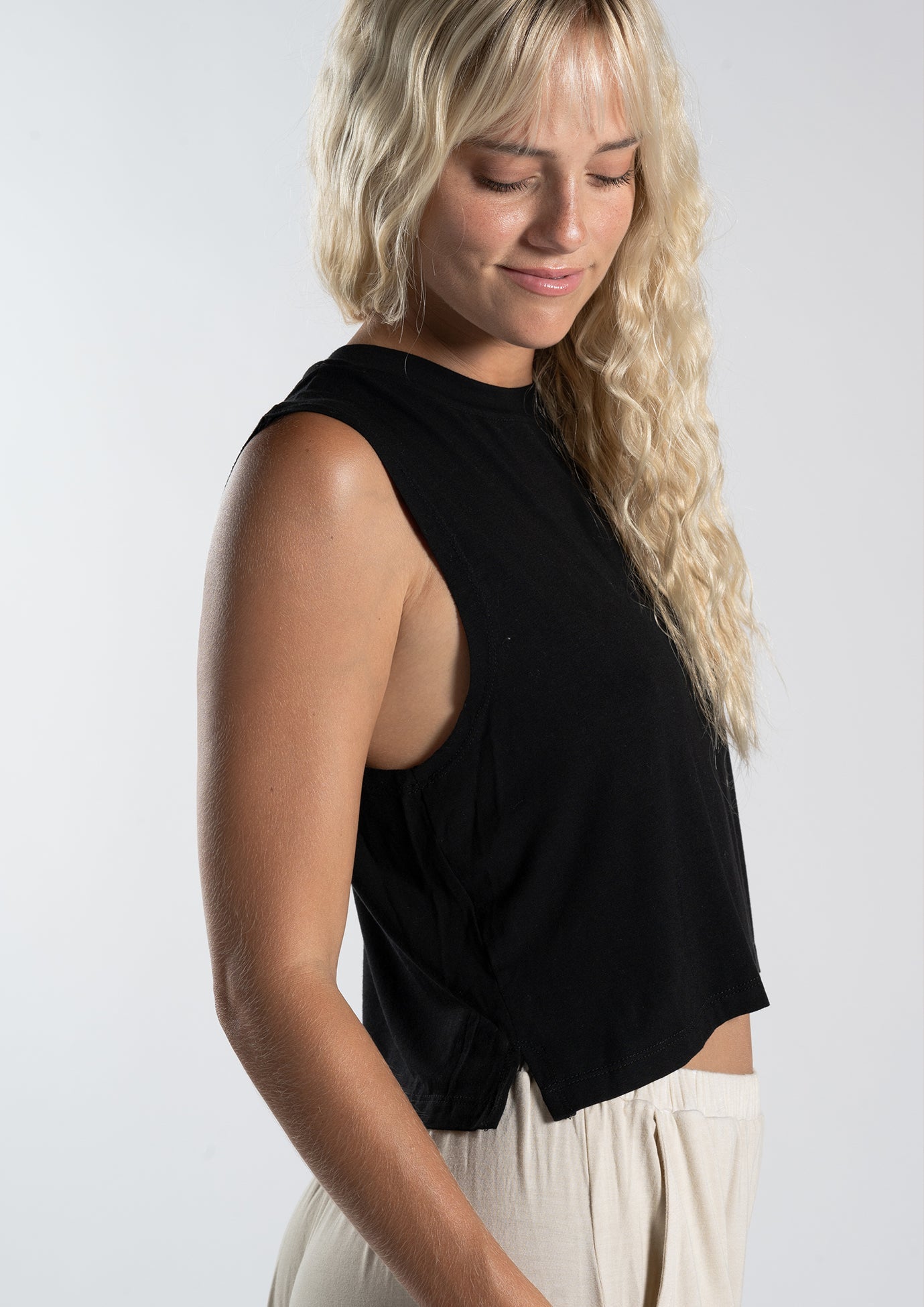 Crop Muscle Tank | Jala | Evolve Fit Wear