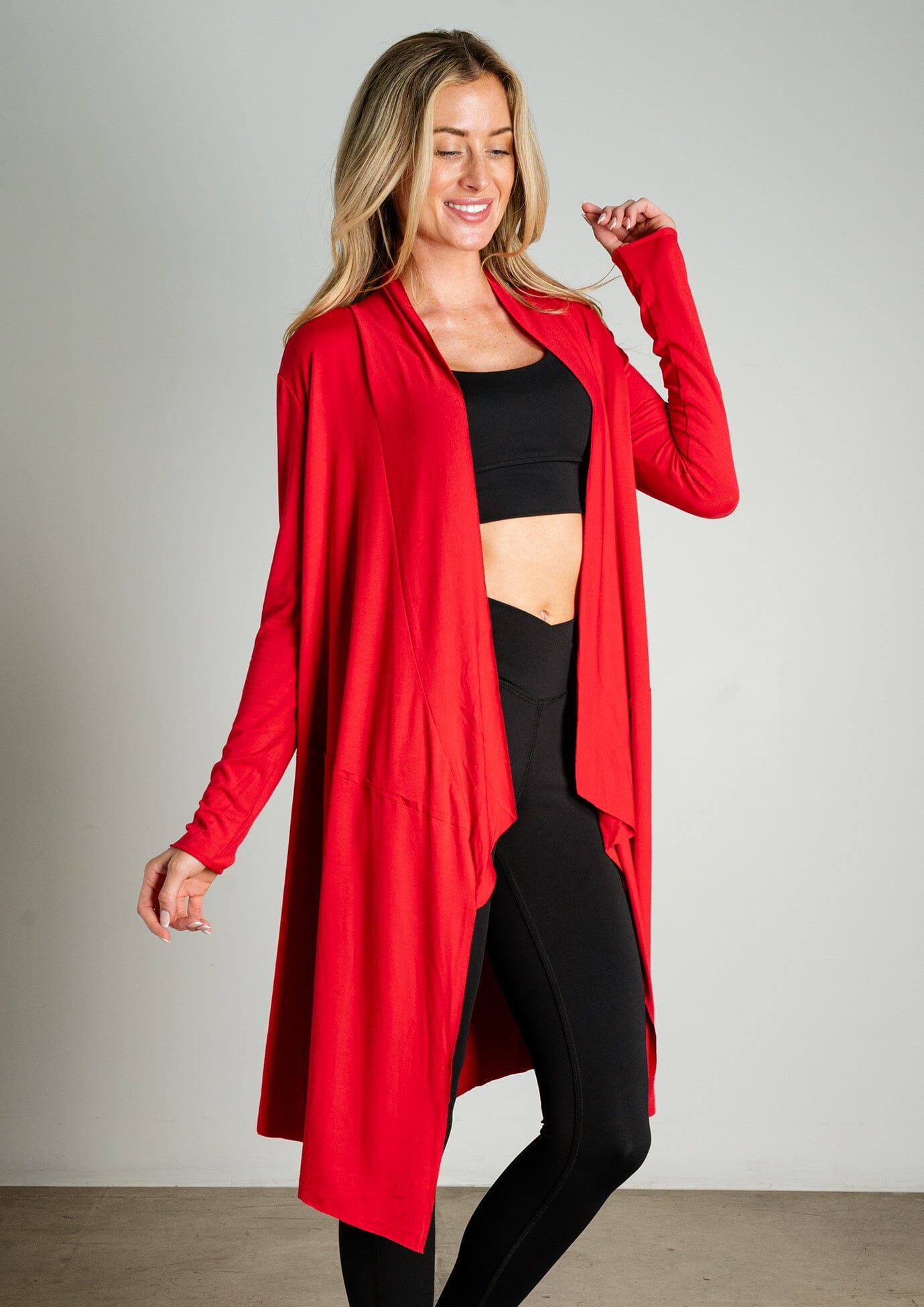 Devi Duster - Wildflower Red | Jala | Evolve Fit Wear