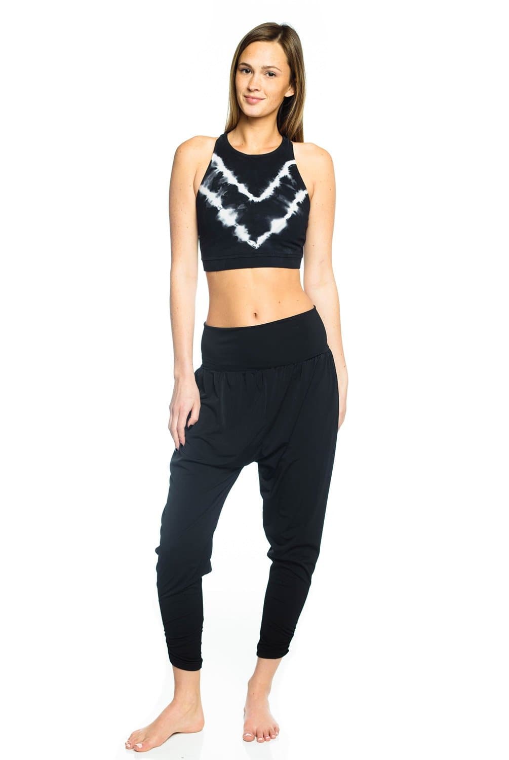 Electric & Rose Grayson Crop Top - Black | Electric Rose | Evolve Fit Wear