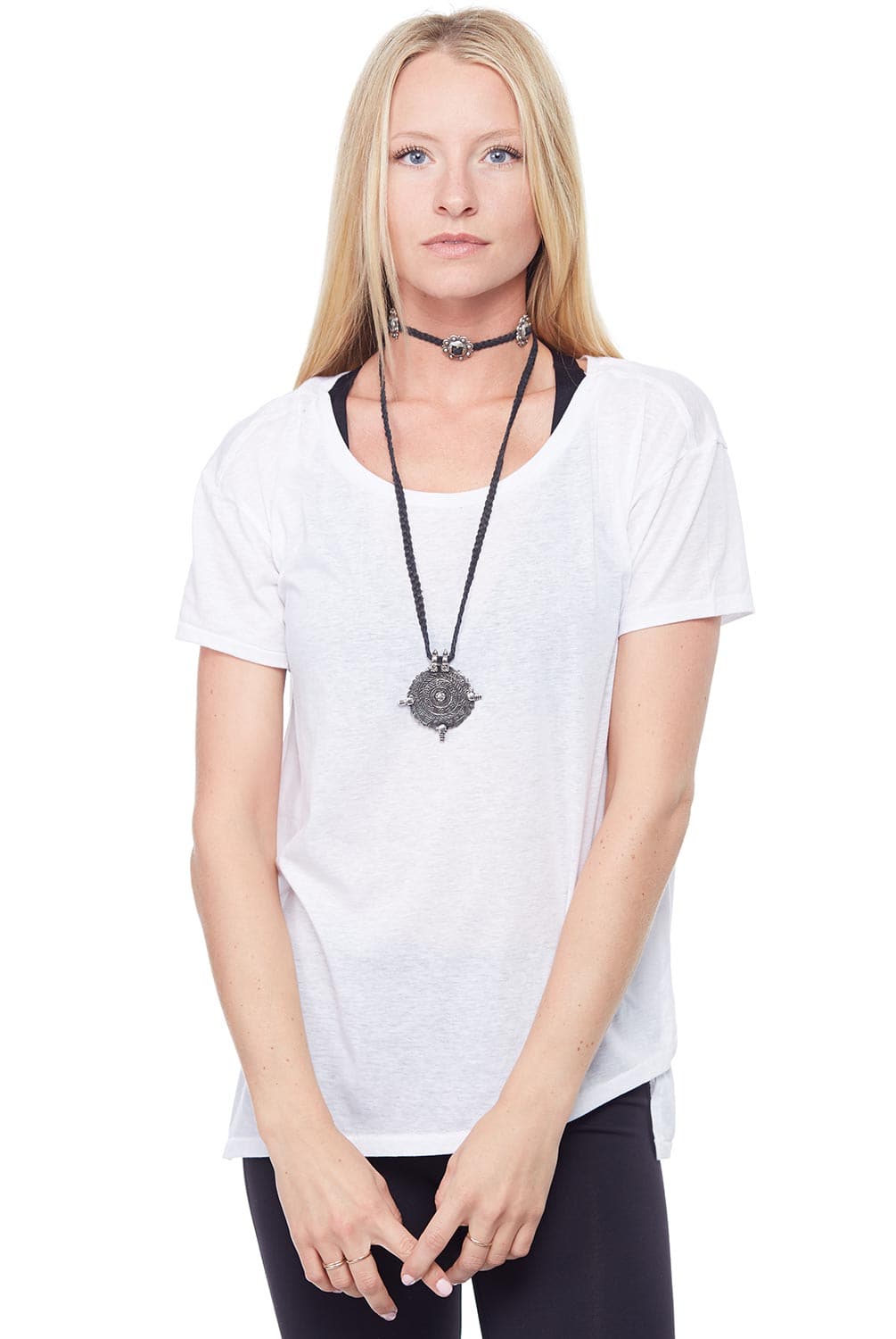 Frasier Sterling Jewelry Wanted & Wild Necklace in Black