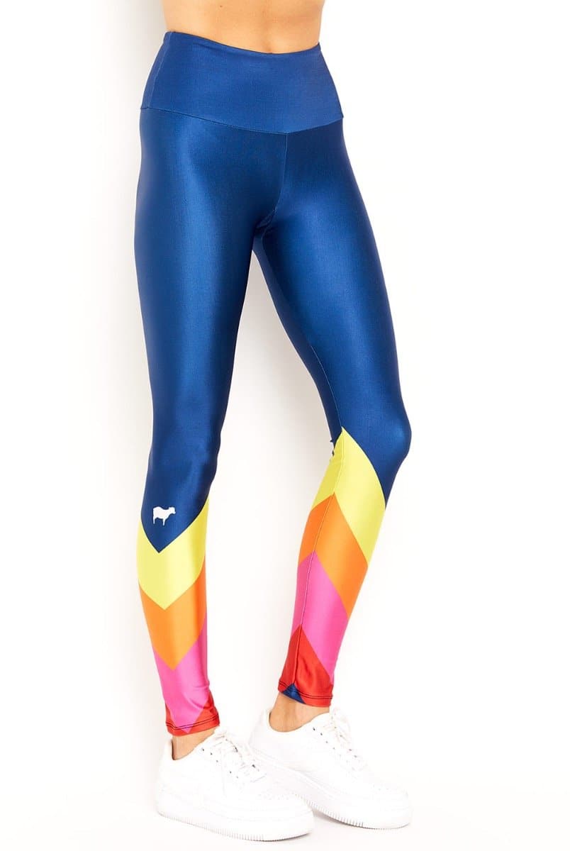 RUNLDN Running Capri Leggings (navy blue) – Vibragear Activewear