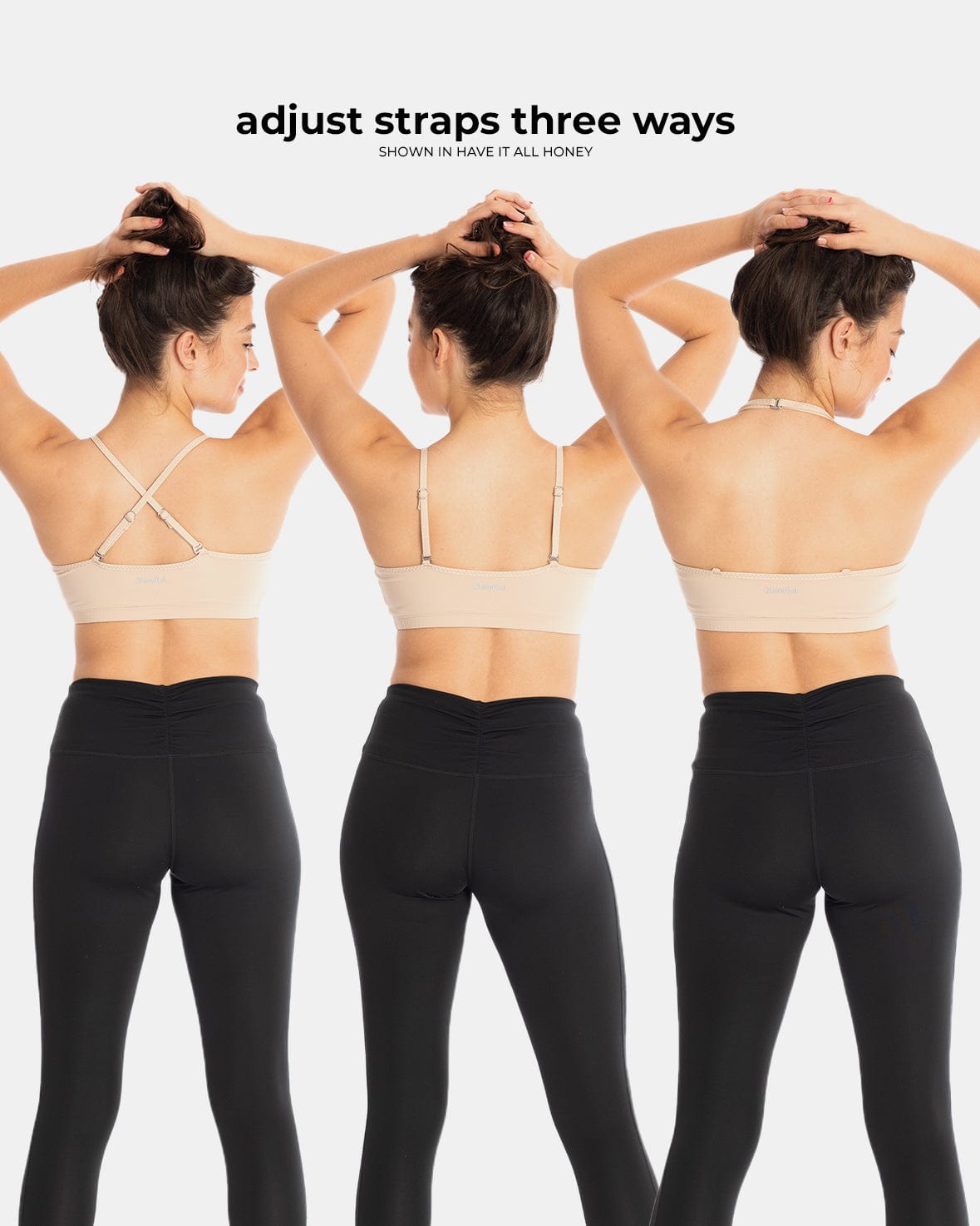 Handful Adjustable Bra – Just Brew It (Latte Brown) | Handful | Evolve Fit Wear
