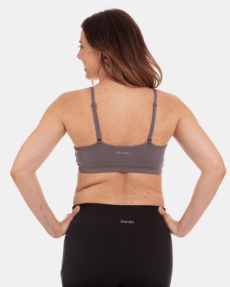 Handful Adjustable Bra – Magnetic Gray | Handful | Evolve Fit Wear