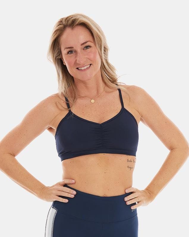 Handful Adjustable Bra – Night Swim Navy | Handful | Evolve Fit Wear