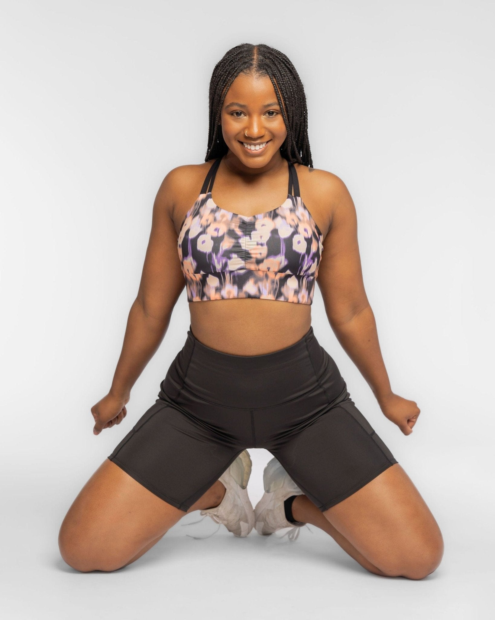 Handful Double Down Bra – Blossom | Handful | Evolve Fit Wear