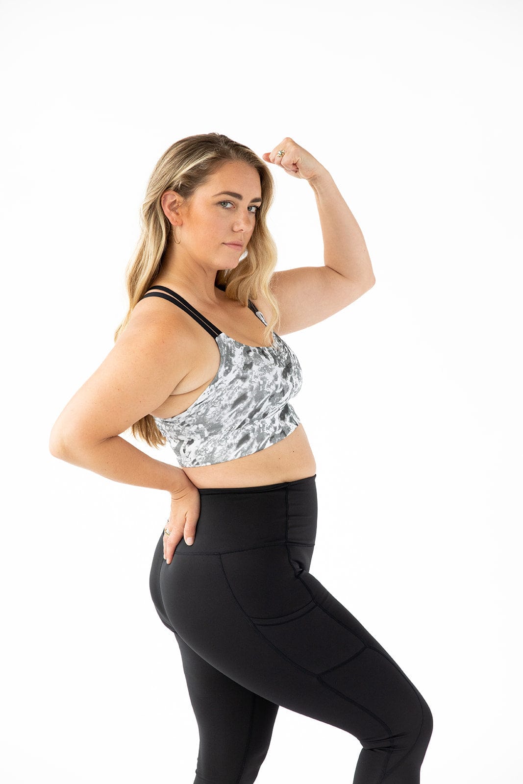 Handful Double Down Bra – Snow Worries | Handful | Evolve Fit Wear