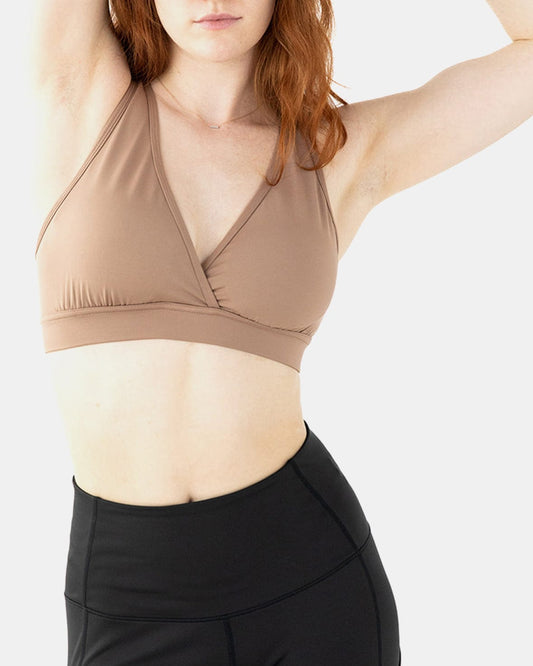 Handful FaV Bra – Just Brew It (Latte Brown) | Handful | Evolve Fit Wear