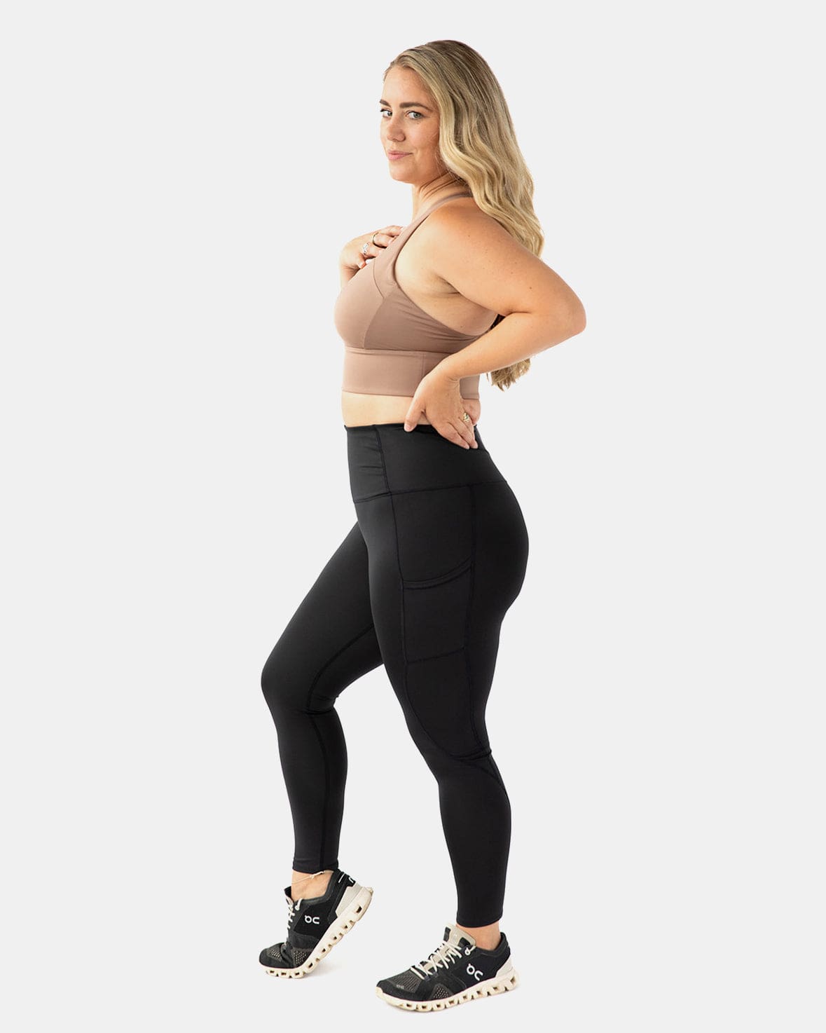 Handful Gametime Bra – Just Brew It (Latte Brown) | Handful | Evolve Fit Wear