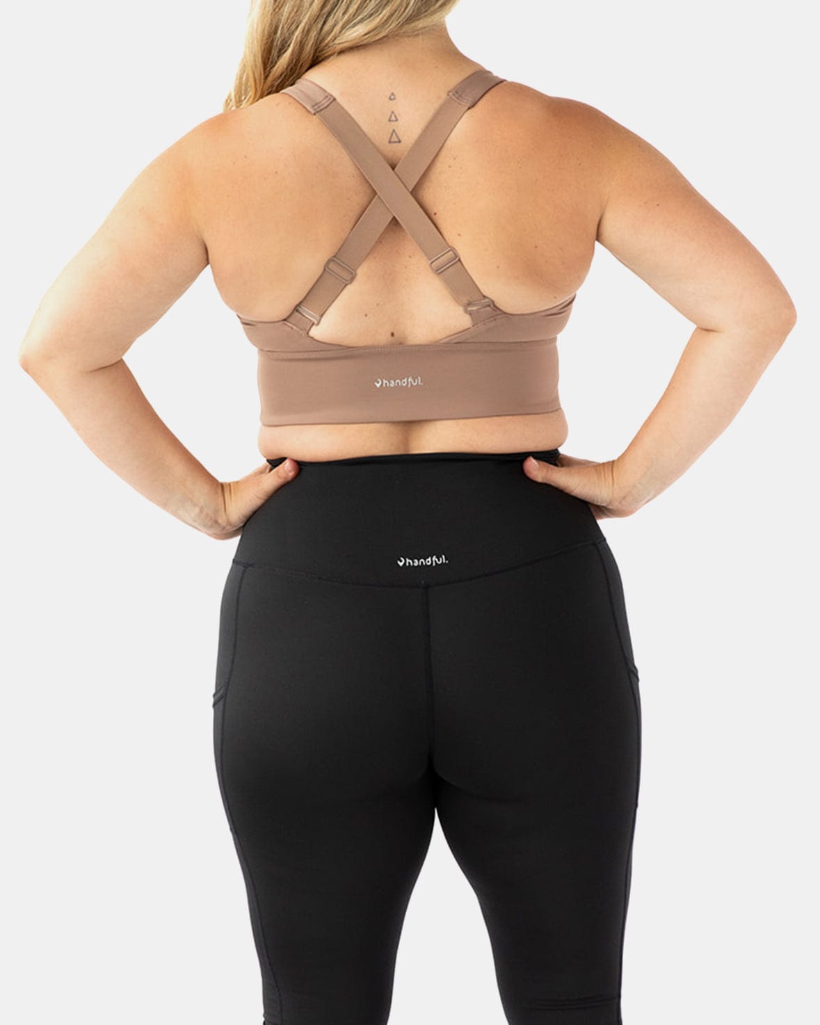 Handful Gametime Bra – Just Brew It (Latte Brown) | Handful | Evolve Fit Wear