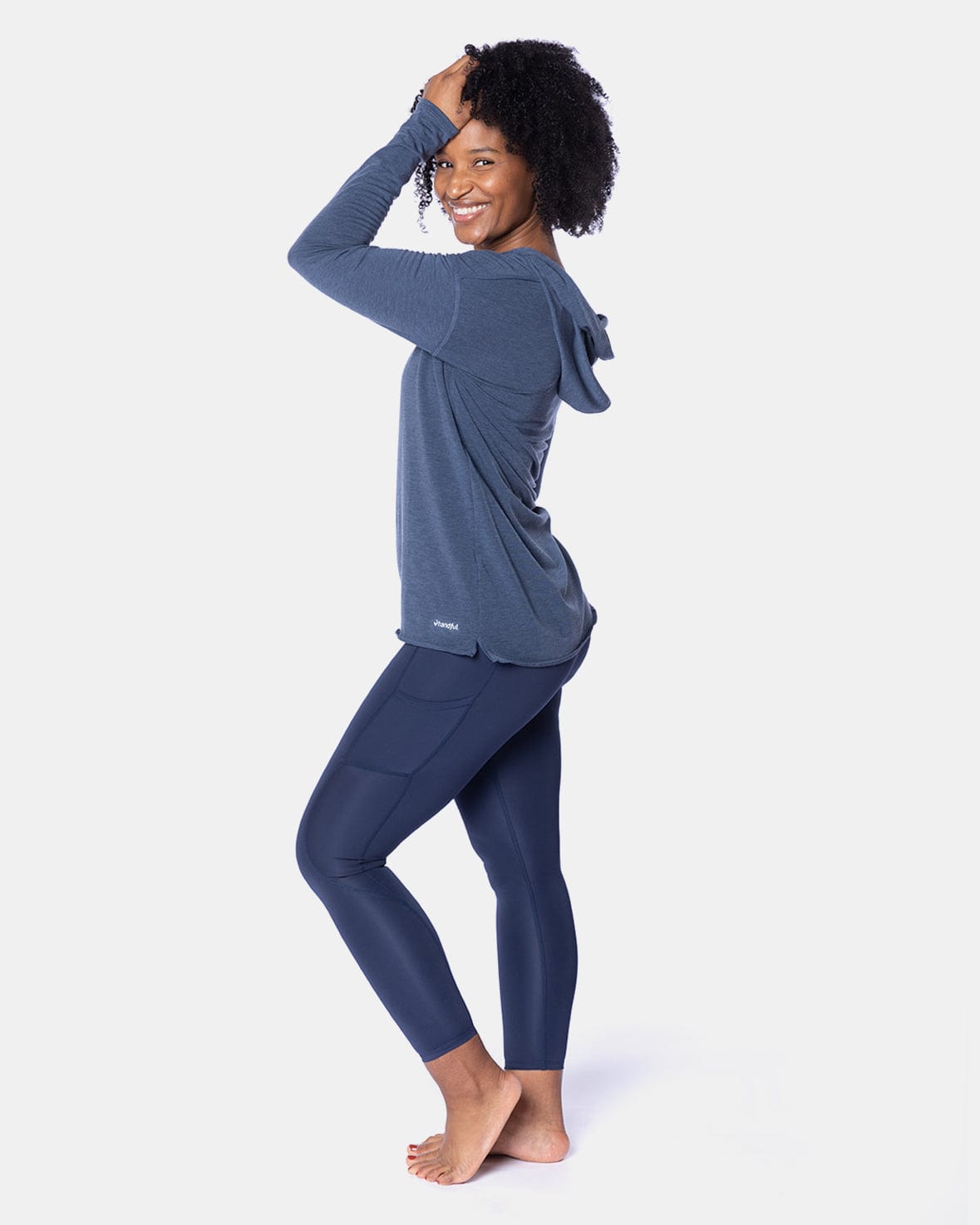 Handful Hello Sunshine UPF Hoodie - Night Swim Navy | Handful | Evolve Fit Wear