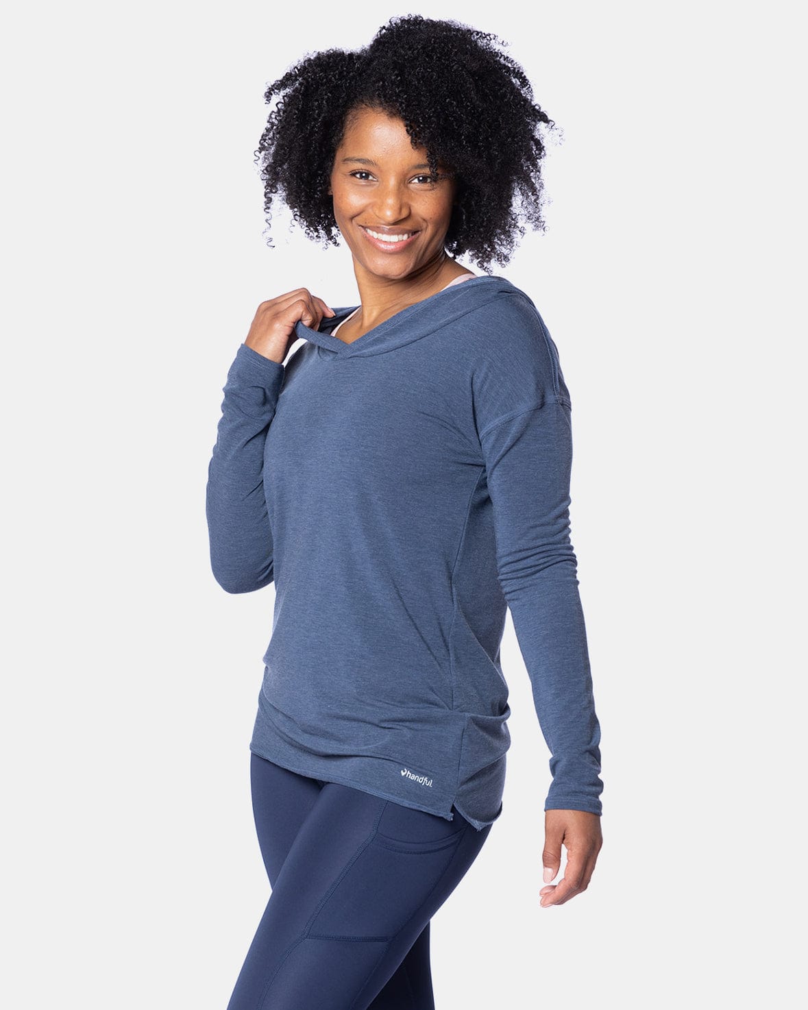 Handful Hello Sunshine UPF Hoodie - Night Swim Navy | Handful | Evolve Fit Wear