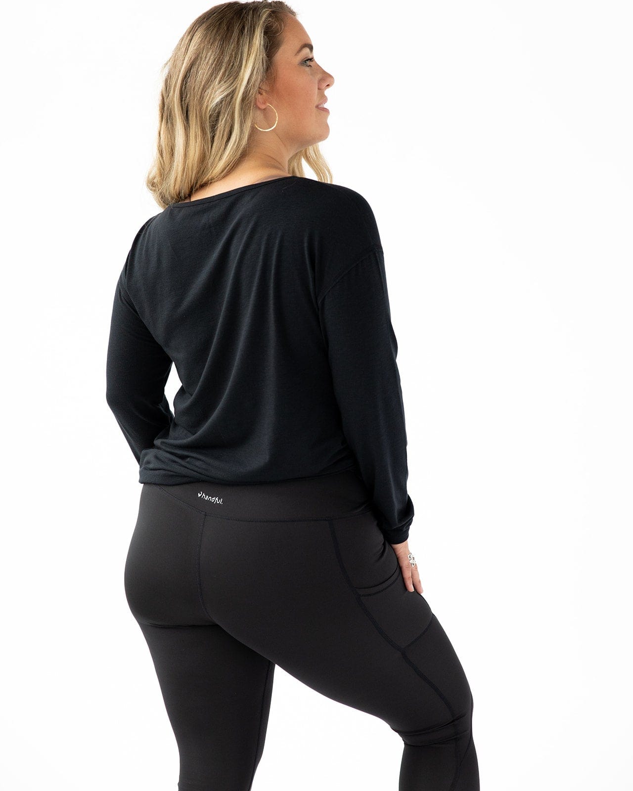 Handful Hello Sunshine UPF Long Sleeve - Booya Black | Handful | Evolve Fit Wear