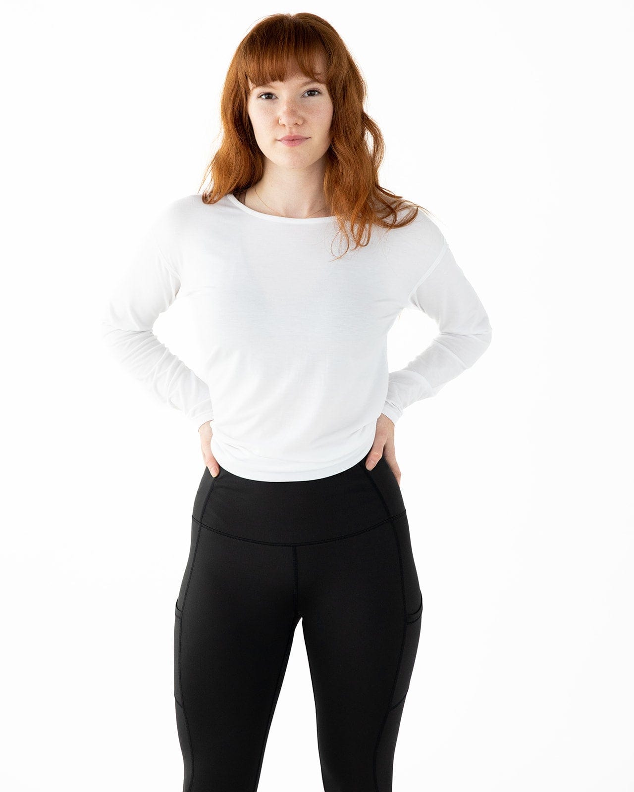 Handful Hello Sunshine UPF Long Sleeve - No Headlights White | Handful | Evolve Fit Wear