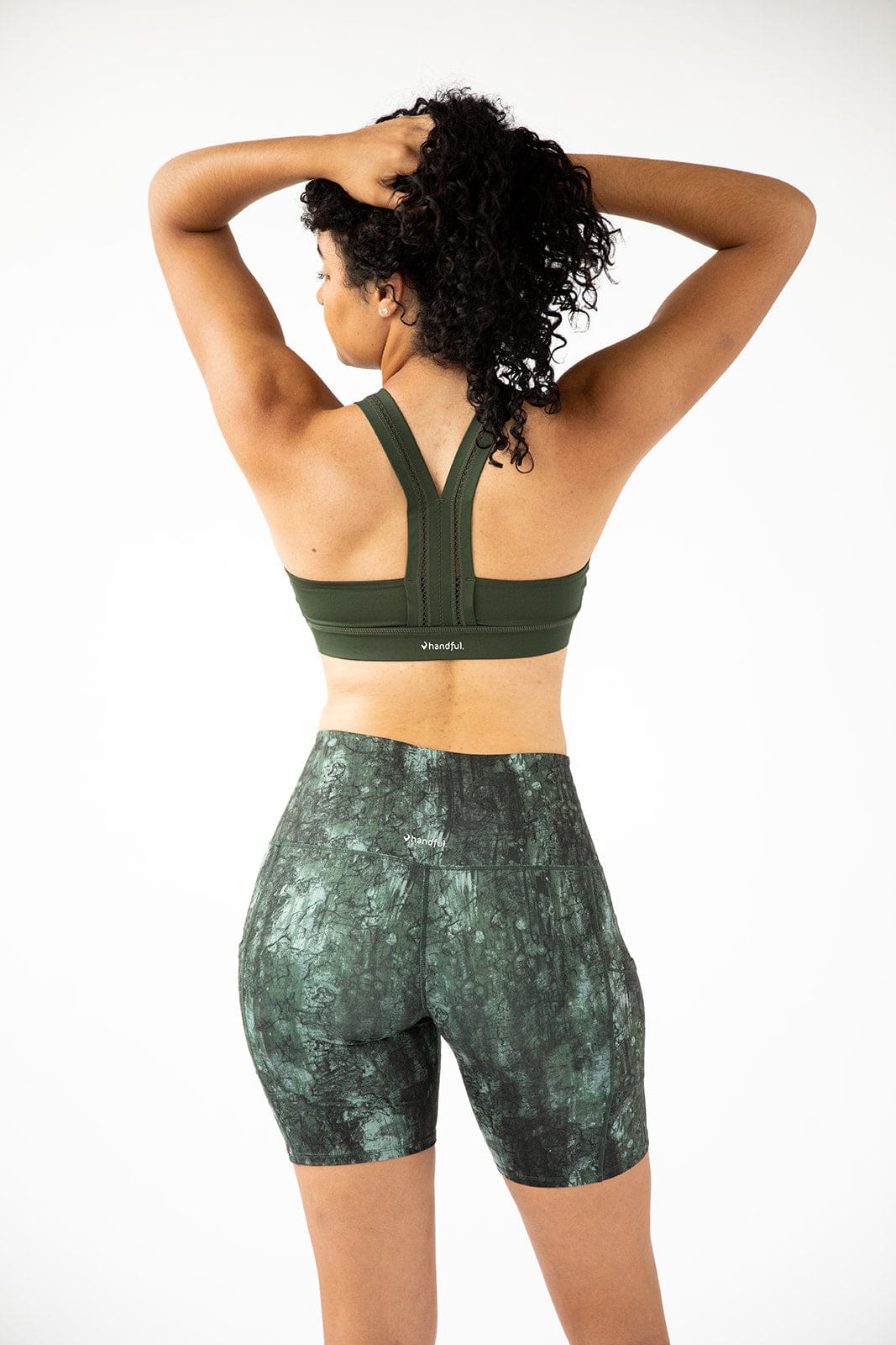 Handful Y - Back Bra - JunipHer (Forest Green) | Handful | Evolve Fit Wear