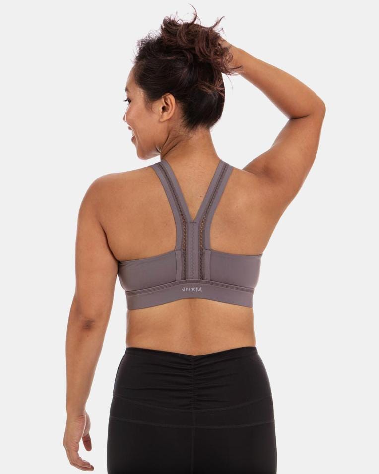 Handful Y - Back Bra - Magnetic Gray | Handful | Evolve Fit Wear