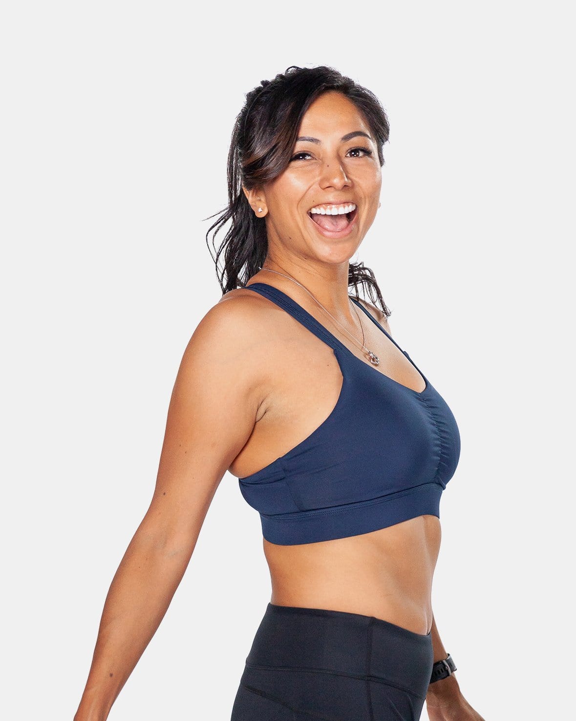Handful Y - Back Bra - Night Swim Navy | Handful | Evolve Fit Wear
