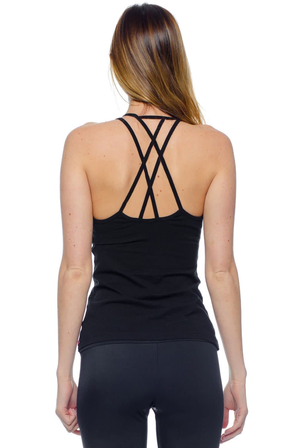 Hard Tail Double Cross Tank - Black | Hard Tail Forever | Evolve Fit Wear