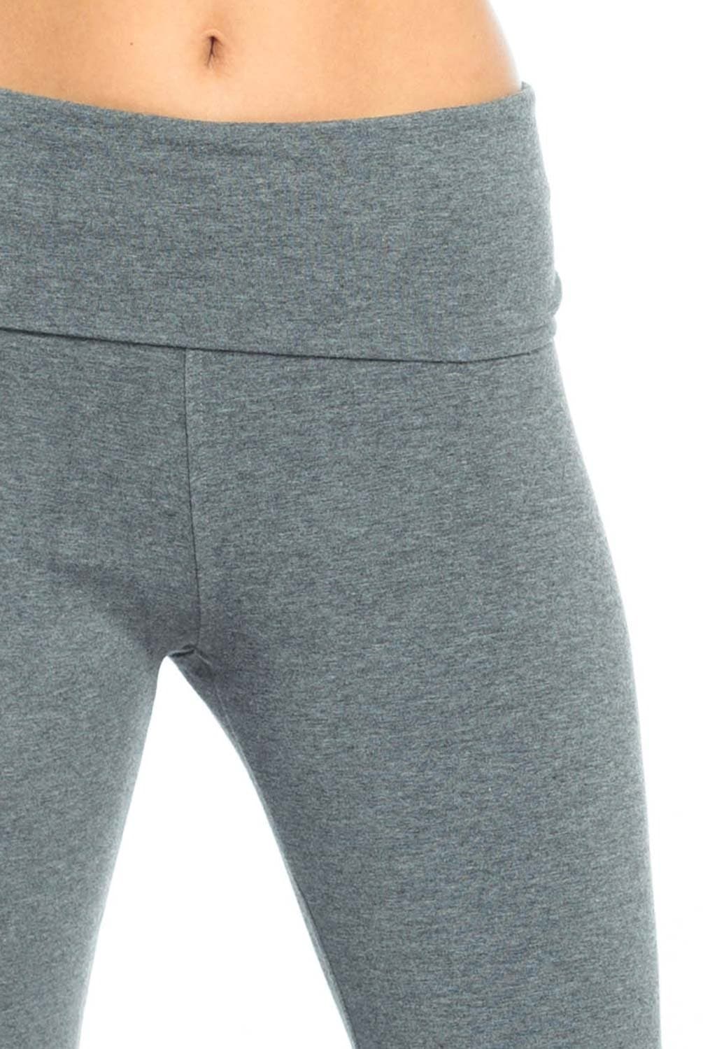 Hard Tail Rolldown Bootleg Pant - Charcoal | Hard Tail Forever | Evolve Fit Wear