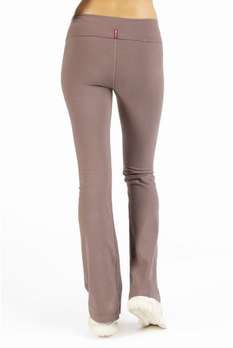 Hard Tail Rolldown Bootleg Pant - Mocha | Hard Tail Forever | Evolve Fit Wear