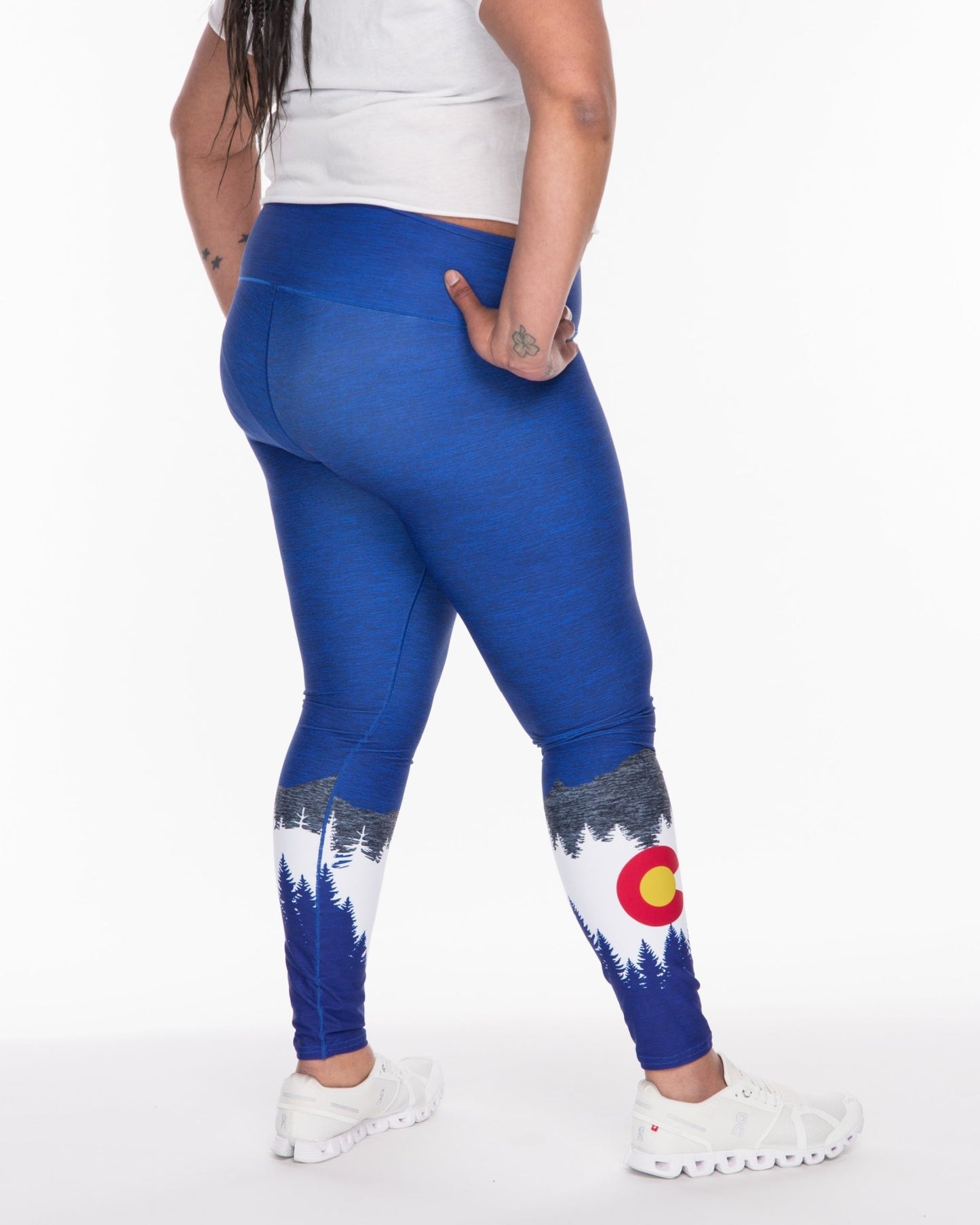 Heather Native Yoga Pants | Colorado Threads Clothing | Evolve Fit Wear