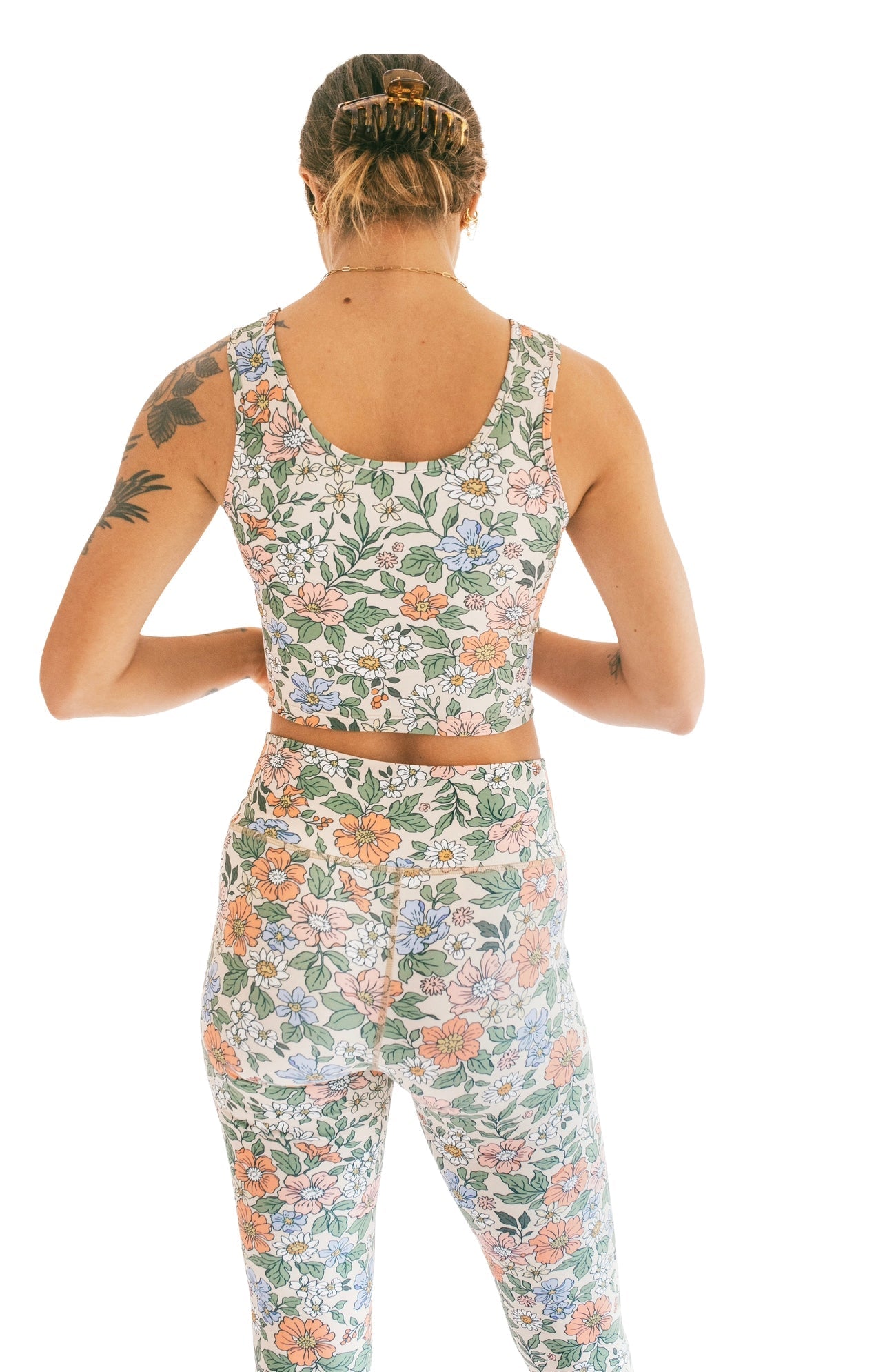 High Rise Leggings - Sweet Floral | Swaay | Evolve Fit Wear