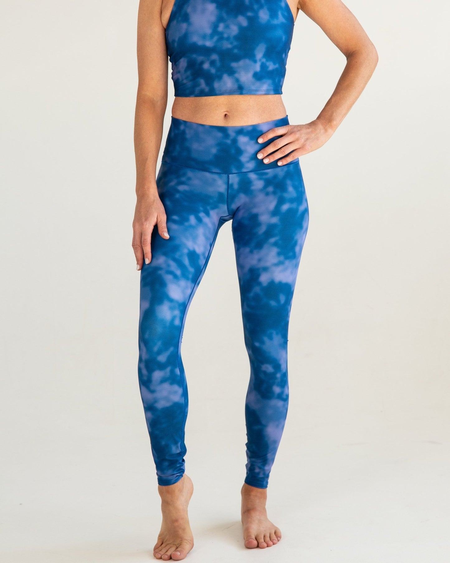 Indigo Fog Yoga Pants | Colorado Threads Clothing | Evolve Fit Wear