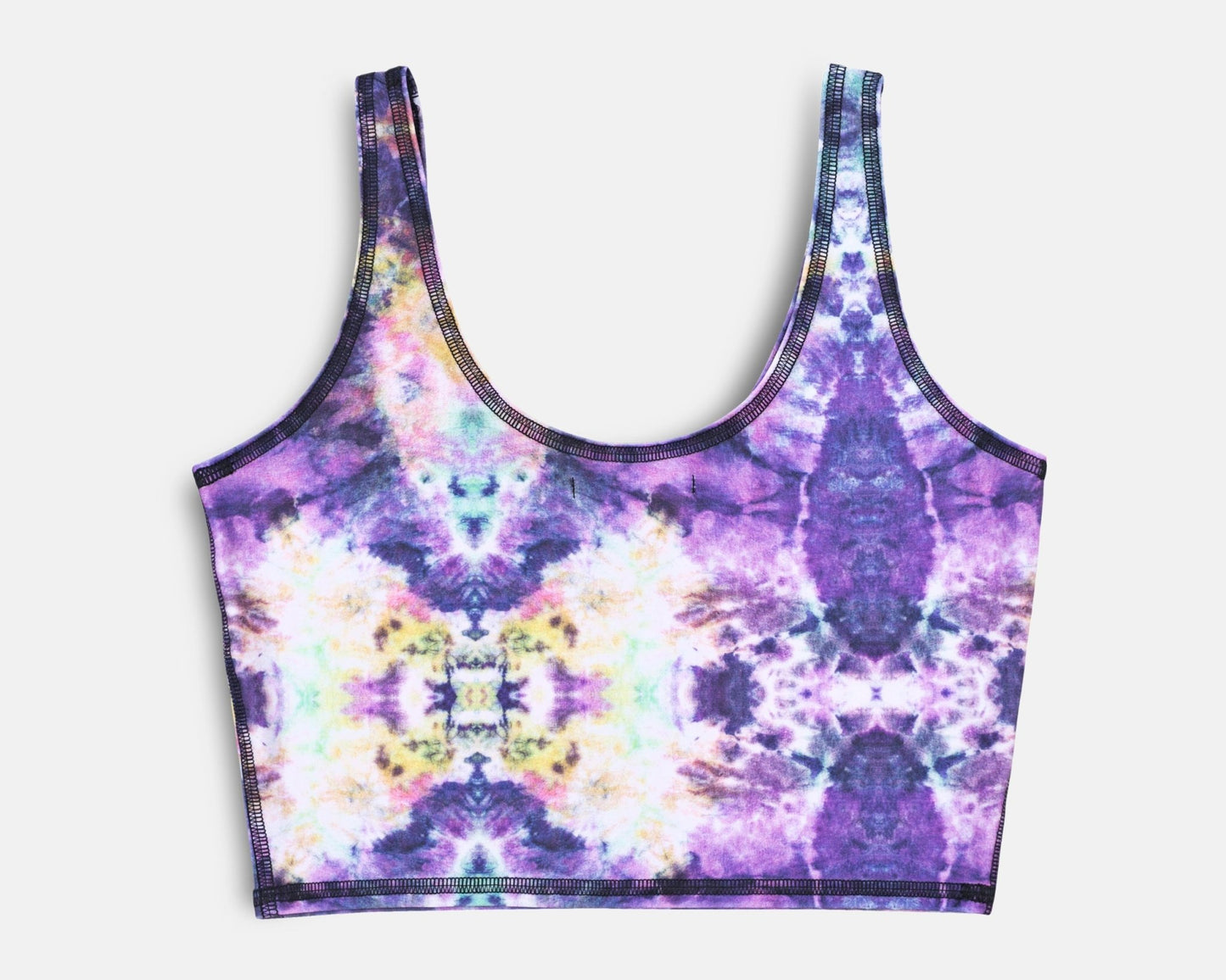 Jade Crop Yoga Top - Acid Cloud print | Vagabond Goods | Evolve Fit Wear