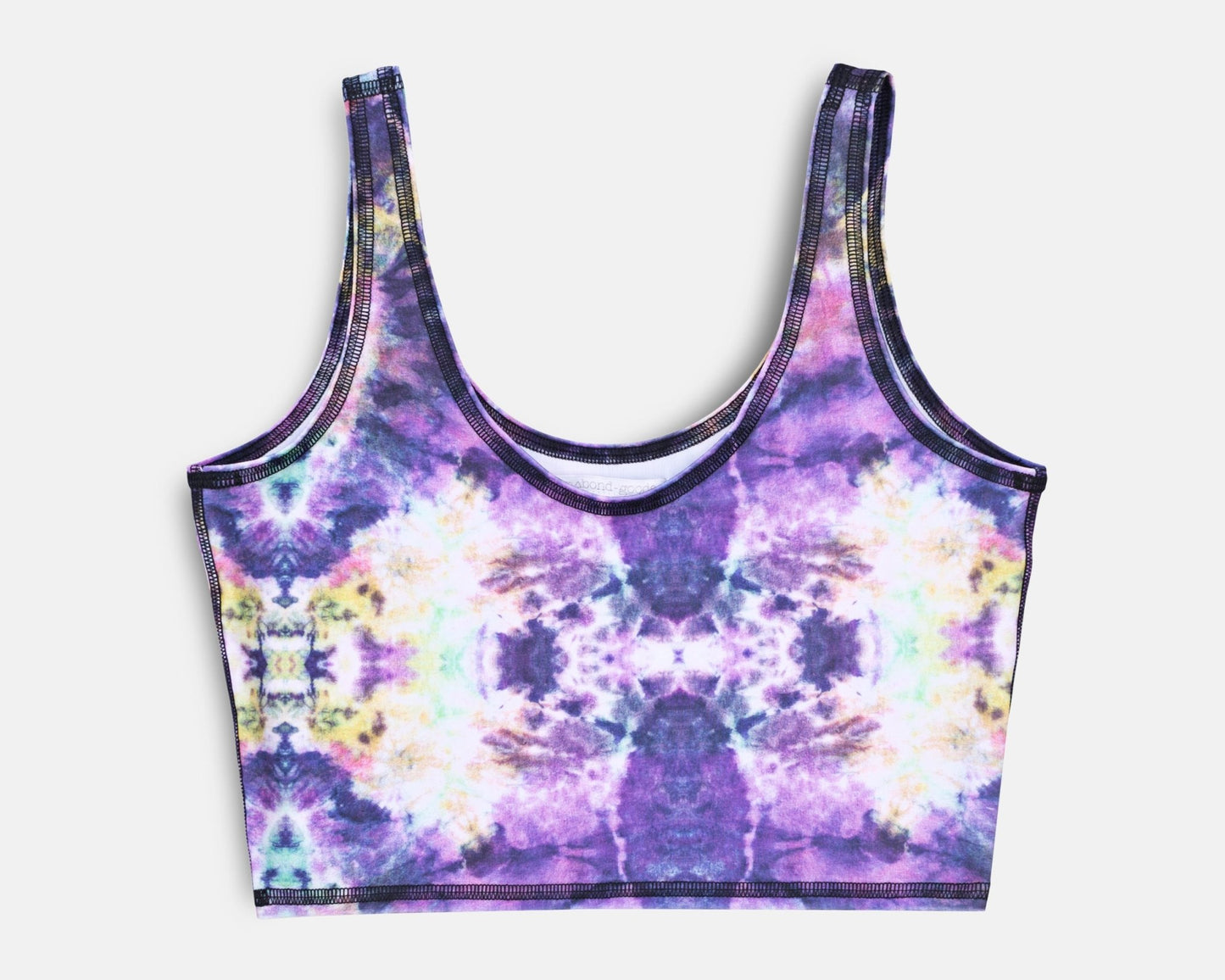 Jade Crop Yoga Top - Acid Cloud print | Vagabond Goods | Evolve Fit Wear