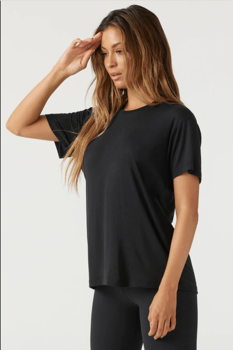 Joah Brown Boyfriend Tee - Black | Joah Brown | Evolve Fit Wear