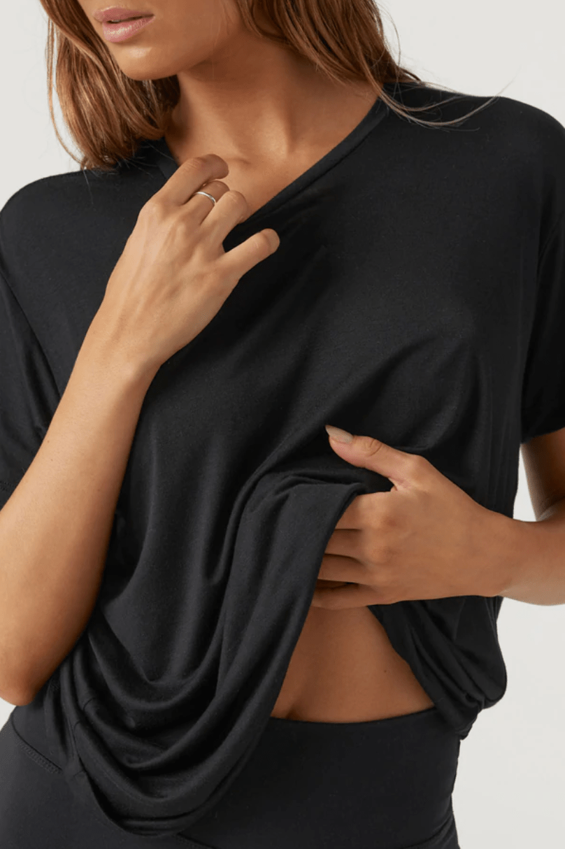 Joah Brown Boyfriend Tee - Black | Joah Brown | Evolve Fit Wear