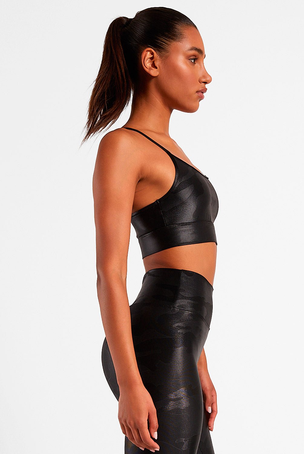 Koral Activewear Sweeper Sports Bra - Black Camo | Koral Activewear | Evolve Fit Wear