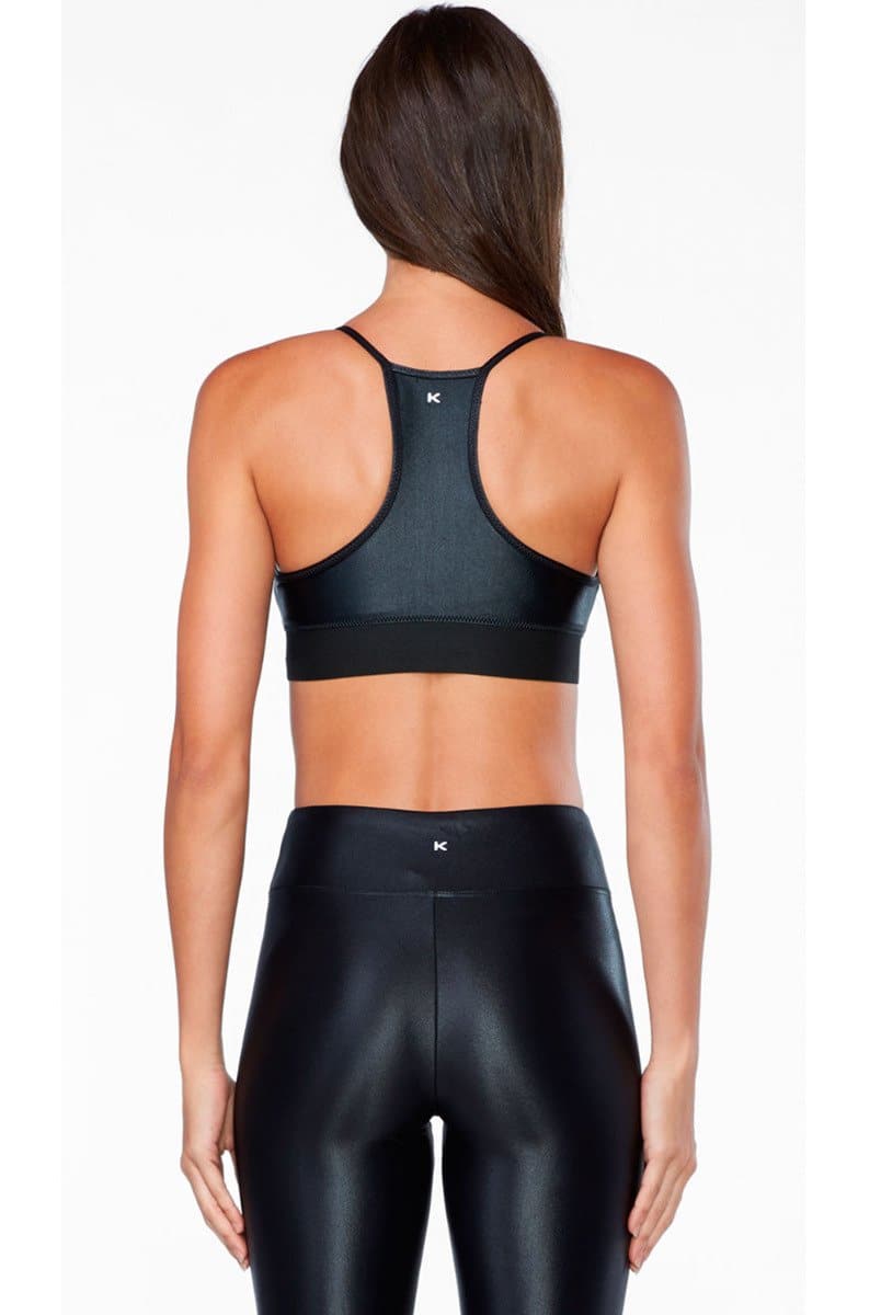KORAL Amanda cutout mesh-paneled stretch sports bra