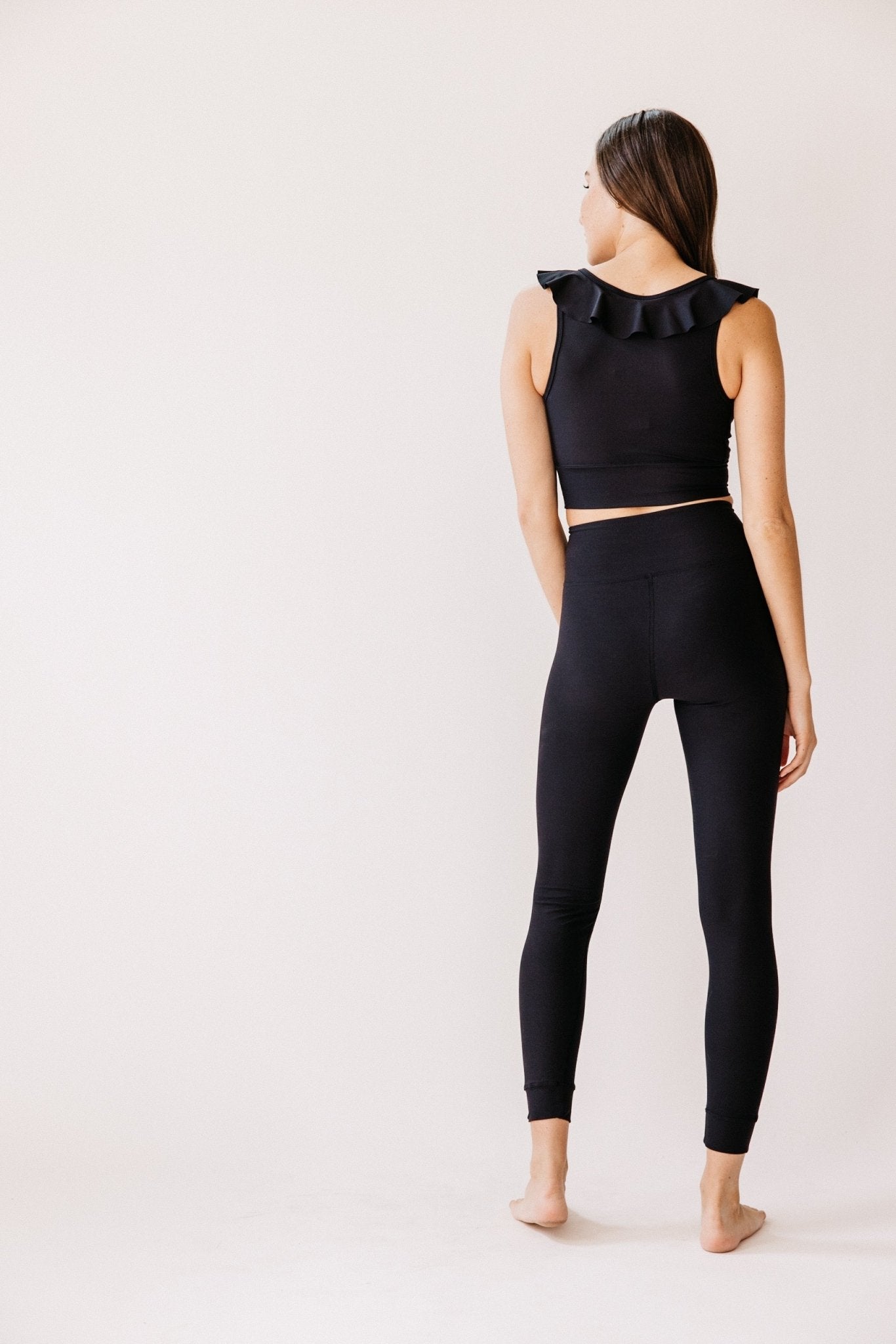 Lace Up Leggings - Black | Swaay | Evolve Fit Wear