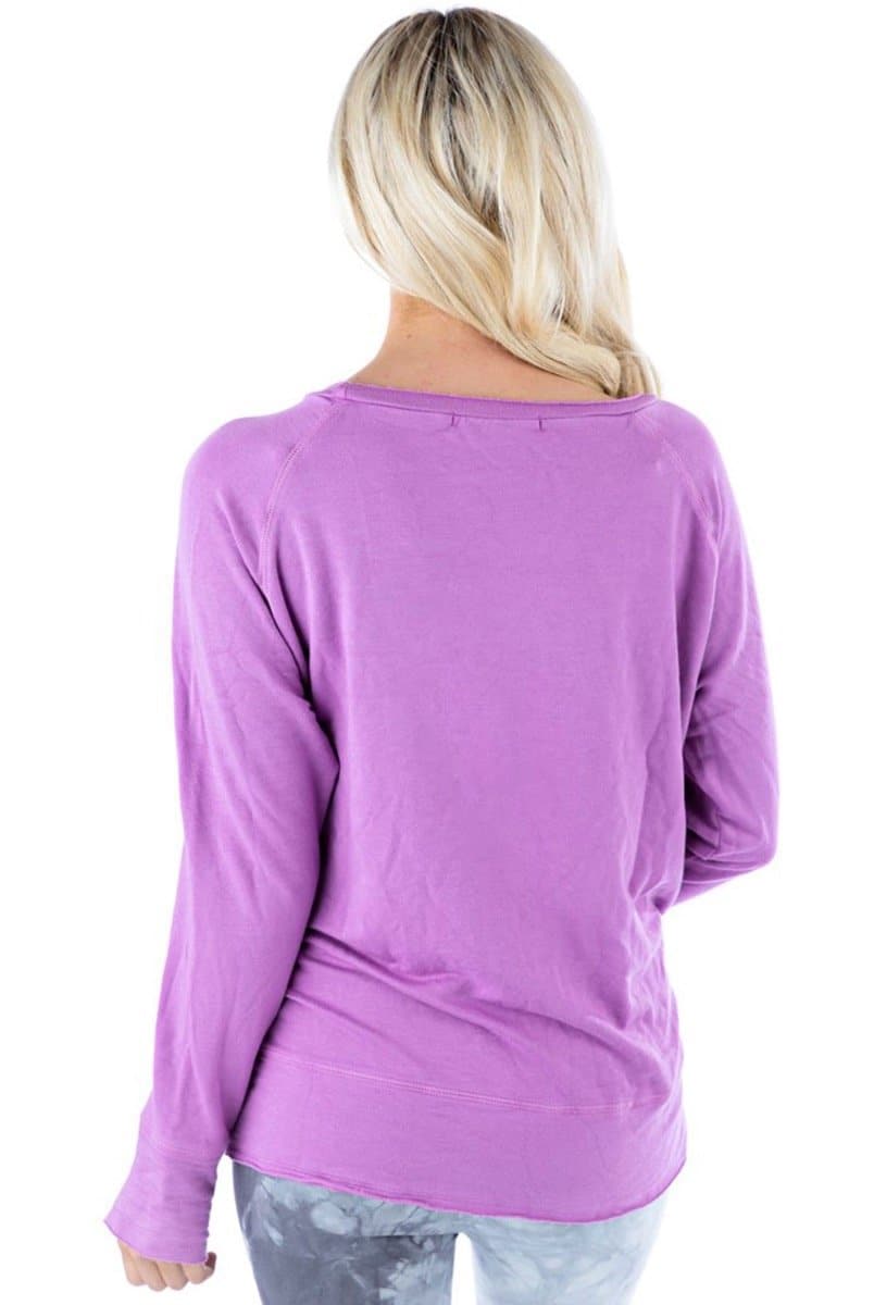 LVR Raw Pullover w/ Thumbholes - Orchid | LVR | Evolve Fit Wear