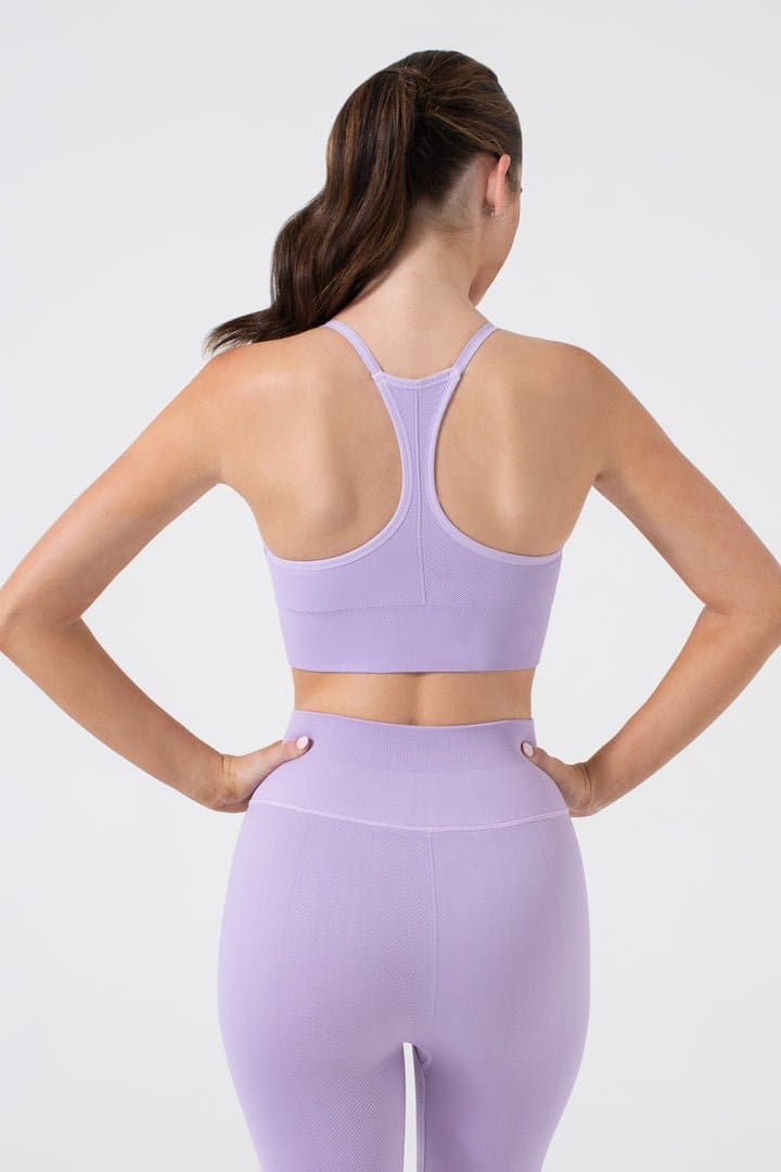 One By One Bra - V - Neck Seamless Sports Bra with Removable Cups | NUX | Evolve Fit Wear