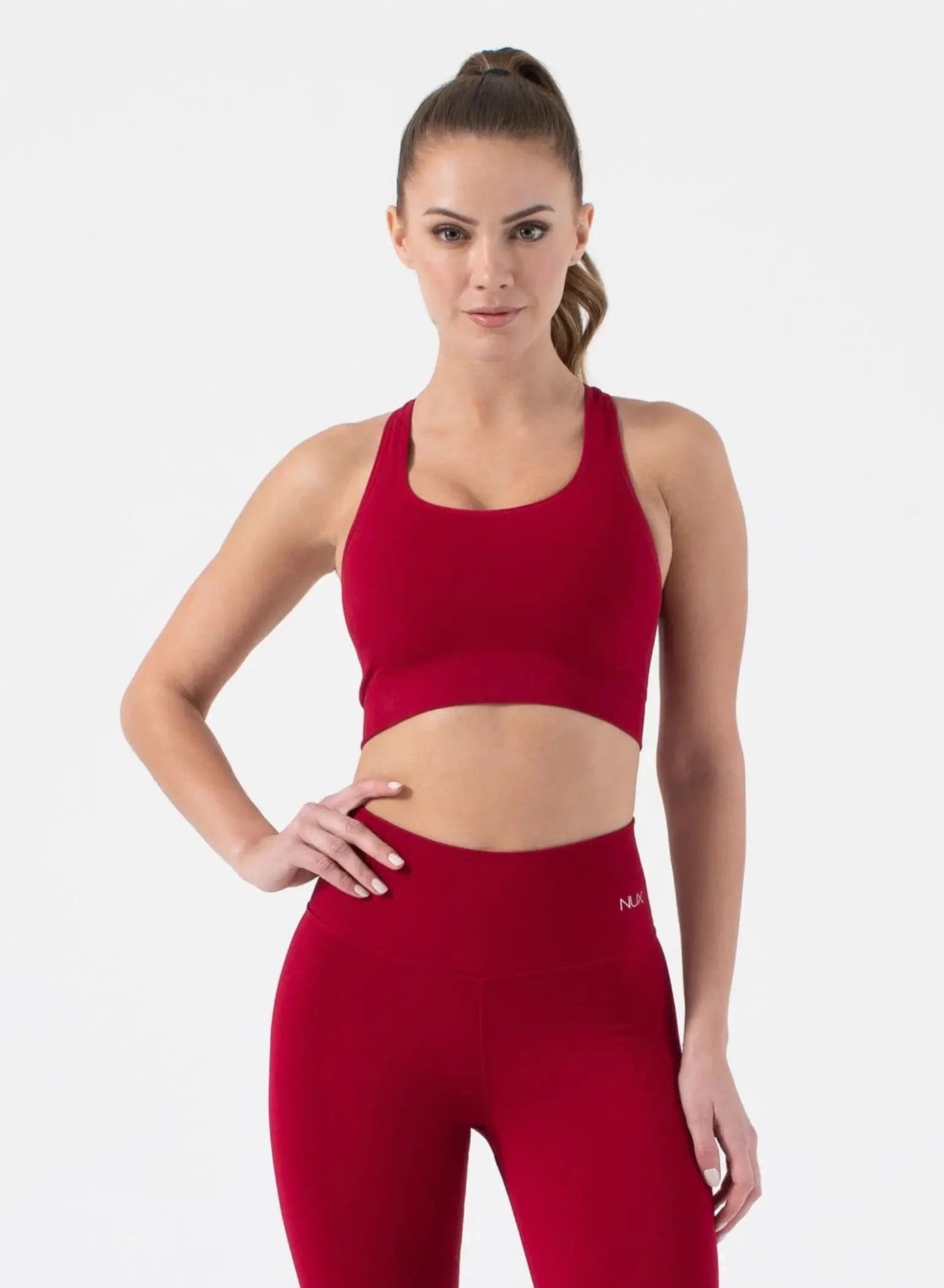 One by One Scoop Bra - Seamless Criss - Cross Back Strap | NUX | Evolve Fit Wear