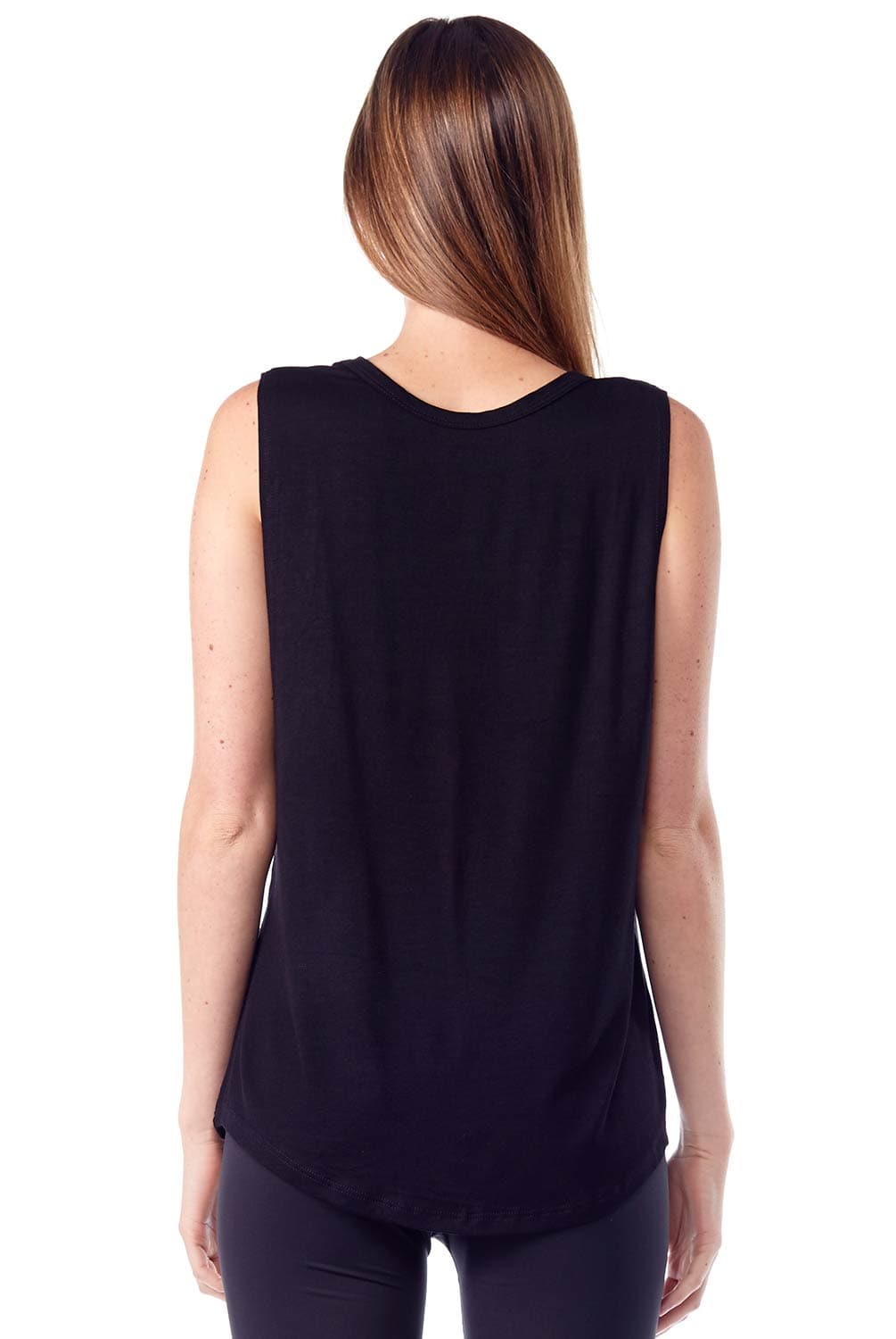 PUPPIES Puppies & Barre Sleeveless Tee | Puppies Make Me Happy | Evolve Fit Wear