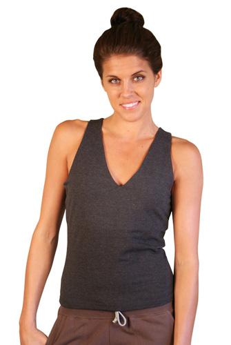 Sandra McCray Flat V - Neck Tank w - Bra | Sandra McCray | Evolve Fit Wear