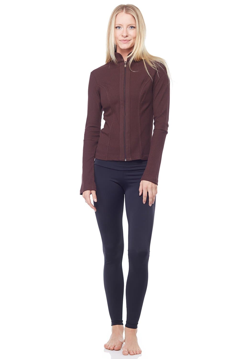 Sandra McCray Ribbed Fitted Jacket | Sandra McCray | Evolve Fit Wear