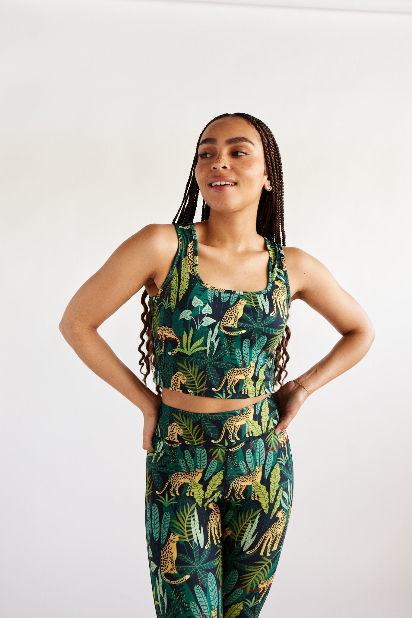 Simple Crop Top - Jungle | Swaay - wholesale | Evolve Fit Wear