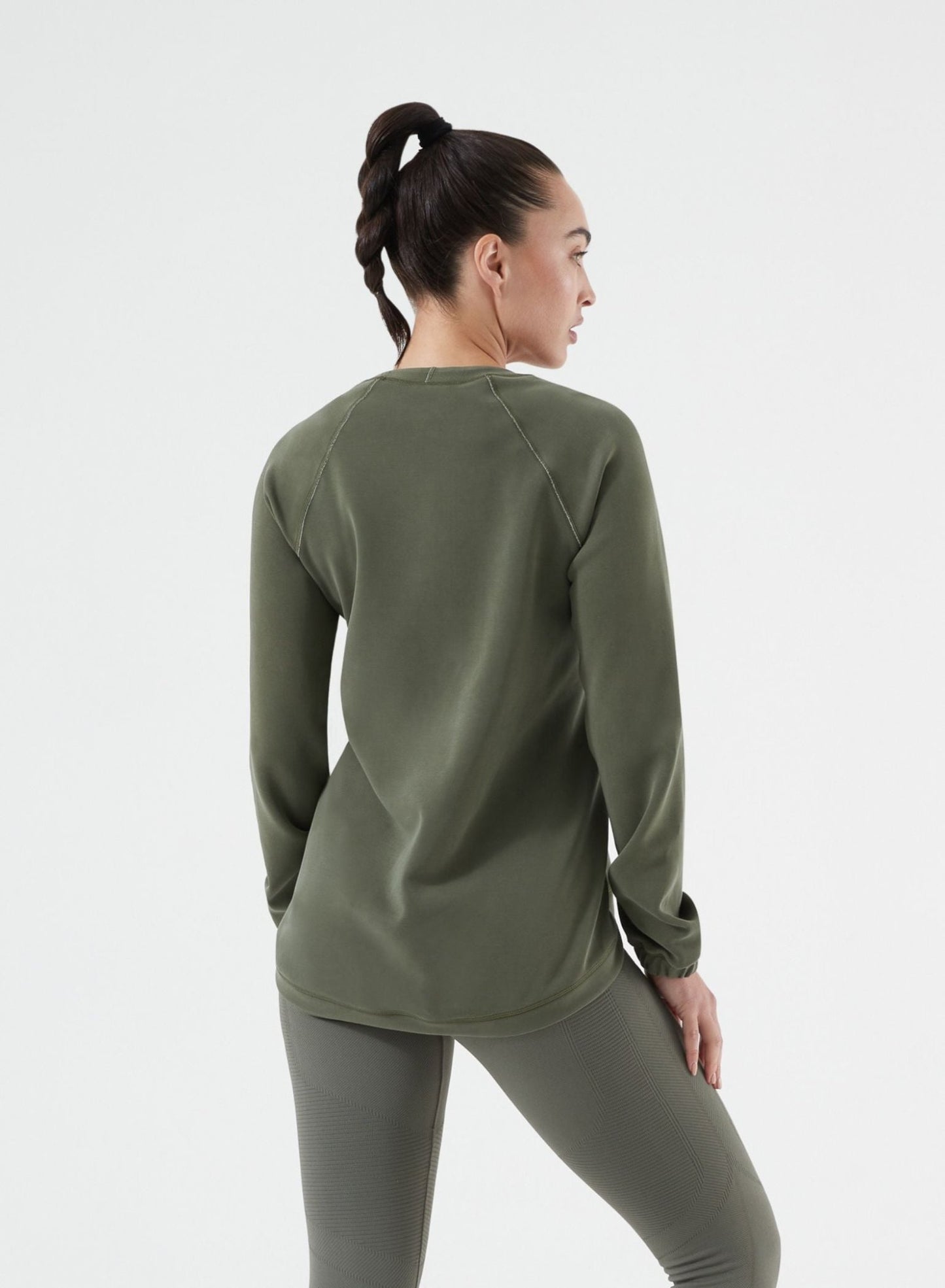 Sleek Sweat - Ultra Soft Relaxed Fit Crew Neck Sweatshirt for Women | NUX | Evolve Fit Wear