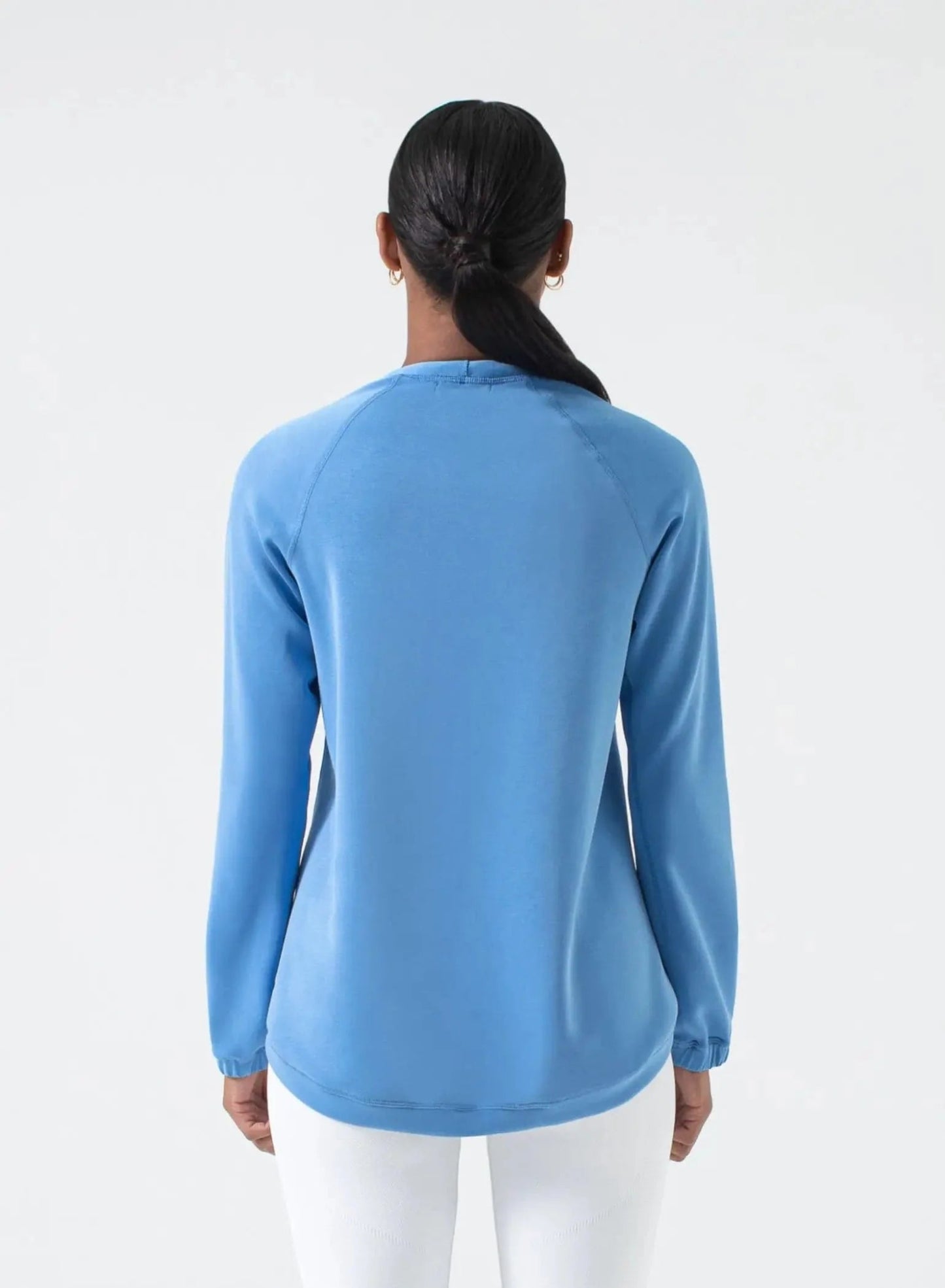 Sleek Sweat - Ultra Soft Relaxed Fit Crew Neck Sweatshirt for Women | NUX | Evolve Fit Wear
