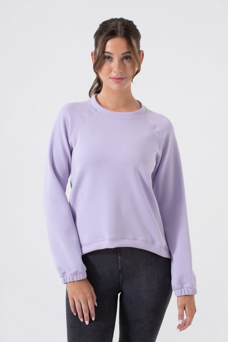 Sleek Sweat - Ultra Soft Relaxed Fit Crew Neck Sweatshirt for Women | NUX | Evolve Fit Wear